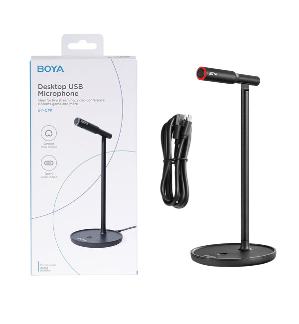 Boya Microphone BY CM1 Desktop USB with noise reduction Boya Microphone BY CM1 Desktop USB with noise reduction